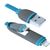 Дата кабель USB10-03BP USB - Micro USB/Lightning, blue, 1m Defender (87487), изображение 2 Дата кабель USB10-03BP USB - Micro USB/Lightning, blue, 1m Defender (87487), изображение 2