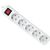 Сетевой удлинитель Defender S550 5.0 m 5 роз switch white (99243) Сетевой удлинитель Defender S550 5.0 m 5 роз switch white (99243)