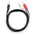 Кабель мультимедийный Jack 3.5mm M to 2xRCA 1.5 m Vinga (VCPDCJ35MRCA21.5BK) Кабель мультимедийный Jack 3.5mm M to 2xRCA 1.5 m Vinga (VCPDCJ35MRCA21.5BK)