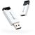 USB флеш накопитель eXceleram 64GB H2 Series White/Black USB 2.0 (EXU2H2W64) USB флеш накопитель eXceleram 64GB H2 Series White/Black USB 2.0 (EXU2H2W64)