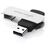 USB флеш накопитель eXceleram 32GB P2 Series White/Black USB 2.0 (EXP2U2WH2B32), изображение 2 USB флеш накопитель eXceleram 32GB P2 Series White/Black USB 2.0 (EXP2U2WH2B32), изображение 2