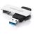 USB флеш накопитель eXceleram 16GB P2 Series White/Black USB 3.1 Gen 1 (EXP2U3WHB16), изображение 2 USB флеш накопитель eXceleram 16GB P2 Series White/Black USB 3.1 Gen 1 (EXP2U3WHB16), изображение 2