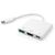 Концентратор Vinga Type-C to HDMI+USB3.0+Type-C PD (VCPATC2HDMIUSBPDWH), изображение 2 Концентратор Vinga Type-C to HDMI+USB3.0+Type-C PD (VCPATC2HDMIUSBPDWH), изображение 2
