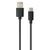 Дата кабель USB 2.0 AM to Type-C 1.8m Spring black Vinga (VCPDCTCS1.8BK), зображення 3