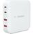 Зарядное устройство Choetech GaN 2 USB-A / 2 USB-C 100W QC3.0/PD/PPS (PD8008-EU-WH) Зарядное устройство Choetech GaN 2 USB-A / 2 USB-C 100W QC3.0/PD/PPS (PD8008-EU-WH)