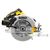 Дисковая пила DeWALT 18В XR Li-Ion, диск 184х16 мм (без АКБ та ЗП) (DCS570N), изображение 3 Дисковая пила DeWALT 18В XR Li-Ion, диск 184х16 мм (без АКБ та ЗП) (DCS570N), изображение 3