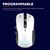 Мишка Trust GXT923 YBAR Wireless White (24889), зображення 10 Мишка Trust GXT923 YBAR Wireless White (24889), зображення 10