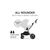 Коляска Hauck 2 в 1 Vision X Set (Melange Grey) (16525-6), изображение 2 Коляска Hauck 2 в 1 Vision X Set (Melange Grey) (16525-6), изображение 2