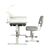 Парта со стулом FunDesk Littonia Grey (222529), изображение 3 Парта со стулом FunDesk Littonia Grey (222529), изображение 3