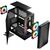 Корпус Logic concept PORTOS MESH+GLASS ARGB fans 3x120mm BLACK (AM-PORTOS-10-0000000-0002), зображення 11 Корпус Logic concept PORTOS MESH+GLASS ARGB fans 3x120mm BLACK (AM-PORTOS-10-0000000-0002), зображення 11