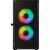 Корпус Logic concept PORTOS MESH+GLASS ARGB fans 3x120mm BLACK (AM-PORTOS-10-0000000-0002), зображення 3 Корпус Logic concept PORTOS MESH+GLASS ARGB fans 3x120mm BLACK (AM-PORTOS-10-0000000-0002), зображення 3