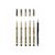 Лайнер Sakura Набор лайнеров для манга MANGA PIGMA TOOL SET, 6 шт (8712079397609), изображение 2 Лайнер Sakura Набор лайнеров для манга MANGA PIGMA TOOL SET, 6 шт (8712079397609), изображение 2