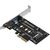 Плата расширения Silver Stone PCIe x4 до SSD m.2 NVMe 2230, 2242, 2260, 2280 (SST-ECM21-E), изображение 2 Плата расширения Silver Stone PCIe x4 до SSD m.2 NVMe 2230, 2242, 2260, 2280 (SST-ECM21-E), изображение 2