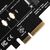 Плата расширения Silver Stone PCIe x4 до SSD m.2 NVMe 2230, 2242, 2260, 2280 (SST-ECM21-E), изображение 3 Плата расширения Silver Stone PCIe x4 до SSD m.2 NVMe 2230, 2242, 2260, 2280 (SST-ECM21-E), изображение 3