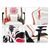 Кресло игровое Varmilo Oriental Charm Racing Black/White (RACB002-01), изображение 6 Кресло игровое Varmilo Oriental Charm Racing Black/White (RACB002-01), изображение 6