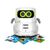 Интерактивная игрушка AT-Robot Умный робот с сенсорным управлением и обучающими карт белый (AT002-01-UKR), изображение 4 Интерактивная игрушка AT-Robot Умный робот с сенсорным управлением и обучающими карт белый (AT002-01-UKR), изображение 4