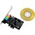 Звуковая плата Manli C-Media 8738 PCI-E 6(5.1) каналов bulk (M-CMI8738-PCI-E), изображение 6 Звуковая плата Manli C-Media 8738 PCI-E 6(5.1) каналов bulk (M-CMI8738-PCI-E), изображение 6