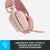 Наушники Logitech Zone Vibe 100 Wireless Rose (981-001224), изображение 3 Наушники Logitech Zone Vibe 100 Wireless Rose (981-001224), изображение 3