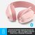 Наушники Logitech Zone Vibe 100 Wireless Rose (981-001224), изображение 5 Наушники Logitech Zone Vibe 100 Wireless Rose (981-001224), изображение 5