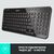 Клавиатура Logitech K360 Wireless UA Black (920-003080), изображение 4 Клавиатура Logitech K360 Wireless UA Black (920-003080), изображение 4