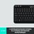 Клавиатура Logitech K360 Wireless UA Black (920-003080), изображение 7 Клавиатура Logitech K360 Wireless UA Black (920-003080), изображение 7
