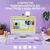 Клавиатура Logitech K380 Multi-Device Bluetooth UA Lavender Lemonade (920-011166), изображение 4 Клавиатура Logitech K380 Multi-Device Bluetooth UA Lavender Lemonade (920-011166), изображение 4