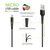 Дата кабель USB 2.0 AM to Micro 5P 2.0m CBFLEXM2 black Intaleo (1283126521430), зображення 4 Дата кабель USB 2.0 AM to Micro 5P 2.0m CBFLEXM2 black Intaleo (1283126521430), зображення 4