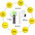 Наушники AURA 6 White (TWSA6W), изображение 2 Наушники AURA 6 White (TWSA6W), изображение 2