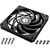 Кулер для корпуса ID-Cooling NO-12015-XT BLACK, изображение 3 Кулер для корпуса ID-Cooling NO-12015-XT BLACK, изображение 3
