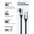 Дата кабель USB 3.0Type-C to Type-C 1.0m 60W US385 90-degree Black Ugreen (20299), изображение 5 Дата кабель USB 3.0Type-C to Type-C 1.0m 60W US385 90-degree Black Ugreen (20299), изображение 5