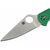 Нож Spyderco Delica 4 Flat Ground ACX 390 Green (C11FPGR), изображение 4 Нож Spyderco Delica 4 Flat Ground ACX 390 Green (C11FPGR), изображение 4