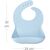 Слюнявчик MinikOiOi силиконовый 100% BASICS - Mineral Blue (101020053), изображение 2 Слюнявчик MinikOiOi силиконовый 100% BASICS - Mineral Blue (101020053), изображение 2