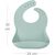Слюнявчик MinikOiOi силиконовый 100% Basics-Bib 2 шт (River Green/Powder Grey) (101020067), изображение 5 Слюнявчик MinikOiOi силиконовый 100% Basics-Bib 2 шт (River Green/Powder Grey) (101020067), изображение 5