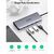Концентратор Ugreen USB3.0 Type-C to USB 3.0x3/HDMI/VGA/TRS/RJ45/SDTF/PD CM179 space gray (80133), изображение 4 Концентратор Ugreen USB3.0 Type-C to USB 3.0x3/HDMI/VGA/TRS/RJ45/SDTF/PD CM179 space gray (80133), изображение 4