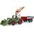 Спецтехника Bruder Трактор Fendt Vario 211 с передним погрузчиком и прицепом (02182), изображение 4