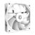 Кулер для корпуса ID-Cooling TF-12025-ARGB-TRIO-SNOW, изображение 4 Кулер для корпуса ID-Cooling TF-12025-ARGB-TRIO-SNOW, изображение 4