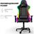 Кресло игровое GamePro Hero RGB Black (GC-700-Black), изображение 8 Кресло игровое GamePro Hero RGB Black (GC-700-Black), изображение 8
