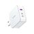 Зарядное устройство Ugreen 3xUSB 140W GaN (2хUSB-C+USB-A) CD289 with C to C Cable 1.5 м White (15339), изображение 2 Зарядное устройство Ugreen 3xUSB 140W GaN (2хUSB-C+USB-A) CD289 with C to C Cable 1.5 м White (15339), изображение 2