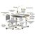 Парта со стулом Evo-kids BD-04 G XL Teddy с лампой, изображение 2 Парта со стулом Evo-kids BD-04 G XL Teddy с лампой, изображение 2
