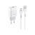 Зарядное устройство HOCO C72A Glorious single port charger set(Type-C) White (6931474713018)