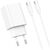 Зарядное устройство BOROFONE BA65A charger set (Type-C to Type-C) White (BA65ACCW), изображение 2 Зарядное устройство BOROFONE BA65A charger set (Type-C to Type-C) White (BA65ACCW), изображение 2