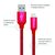 Дата кабель ColorWay Кабель Colorway USB - Apple Lightning 2.1А 1м червоний (CW-CBUL004-RD), изображение 2 Дата кабель ColorWay Кабель Colorway USB - Apple Lightning 2.1А 1м червоний (CW-CBUL004-RD), изображение 2