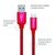 Дата кабель ColorWay Кабель Colorway USB - МicroUSB 2.1А 1м червоний (CW-CBUM002-RD), изображение 2 Дата кабель ColorWay Кабель Colorway USB - МicroUSB 2.1А 1м червоний (CW-CBUM002-RD), изображение 2