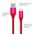 Дата кабель ColorWay Кабель Colorway USB - Type-C 2.1А 1м червоний (CW-CBUC003-RD), изображение 2 Дата кабель ColorWay Кабель Colorway USB - Type-C 2.1А 1м червоний (CW-CBUC003-RD), изображение 2