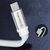 Дата кабель USB 2.0 AM to Type-C 0.25m white ColorWay (CW-CBUC001-WH), изображение 3 Дата кабель USB 2.0 AM to Type-C 0.25m white ColorWay (CW-CBUC001-WH), изображение 3