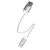 Дата кабель USB 2.0 AM to Micro 5P 0.25m white ColorWay (CW-CBUM-MUM25W), изображение 2 Дата кабель USB 2.0 AM to Micro 5P 0.25m white ColorWay (CW-CBUM-MUM25W), изображение 2
