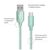 Дата кабель USB 2.0 AM to Type-C 2.0m mint ColorWay (CW-CBUC008-MT), изображение 2 Дата кабель USB 2.0 AM to Type-C 2.0m mint ColorWay (CW-CBUC008-MT), изображение 2
