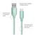 Дата кабель USB 2.0 AM to Micro 5P 2.0m mint ColorWay (CW-CBUM009-MT), изображение 2 Дата кабель USB 2.0 AM to Micro 5P 2.0m mint ColorWay (CW-CBUM009-MT), изображение 2