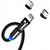 Дата кабель USB 2.0 AM to Lightning + Micro 5P + Type-C 1.0m Magnetic Ro ColorWay (CW-CBUU037-BK), изображение 4 Дата кабель USB 2.0 AM to Lightning + Micro 5P + Type-C 1.0m Magnetic Ro ColorWay (CW-CBUU037-BK), изображение 4