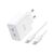 Зарядное устройство HOCO C108A charger set(C to C) White (6931474784452), изображение 3 Зарядное устройство HOCO C108A charger set(C to C) White (6931474784452), изображение 3